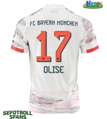 Bayern Munich Michael Olise #17 Bortatröja 2025-26 Kortärmad